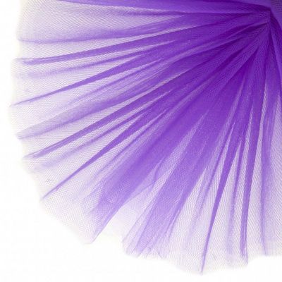 Фатин матовый 16-85, 12 гр/м2, шир.300см, цвет фиолетовый - купить в Арзамасе. Цена 96.31 руб.