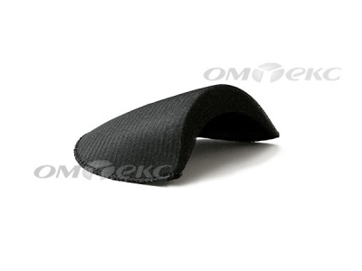 Плечевые накладки OВТ-10, обшитые, цвет чёрный - купить в Арзамасе. Цена: 17.64 руб.
