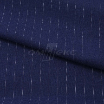 Костюмная ткань "Жаклин", 188 гр/м2, шир. 150 см, цвет тёмно-синий - купить в Арзамасе. Цена 426.49 руб.