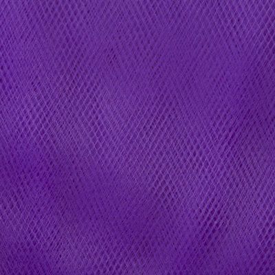 Фатин матовый 16-85, 12 гр/м2, шир.300см, цвет фиолетовый - купить в Арзамасе. Цена 96.31 руб.