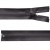 Молния водонепроницаемая PVC Т-7, 60 см, разъемная, цвет (301) т.серый - купить в Арзамасе. Цена: 49.39 руб.