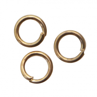 Кольцо  соединительное для бижутерии 4 мм, цв.-золото - купить в Арзамасе. Цена: 0.41 руб.