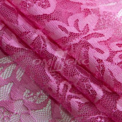 Кружевное полотно стрейч XD-WINE, 100 гр/м2, шир.150см, цвет розовый - купить в Арзамасе. Цена 1 851.10 руб.