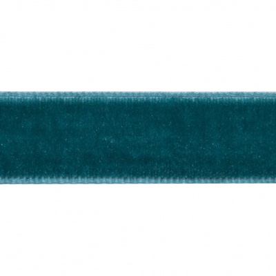 Лента бархатная нейлон, шир.12 мм, (упак. 45,7м), цв.65-изумруд - купить в Арзамасе. Цена: 392 руб.