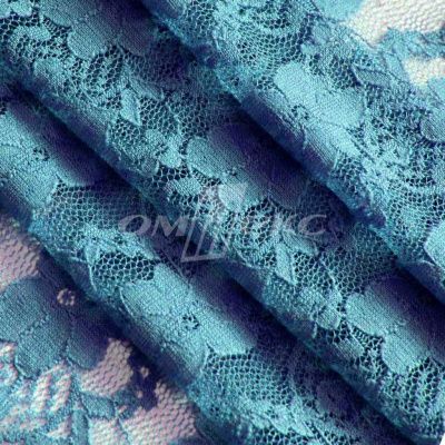 Кружевное полотно стрейч 15A61/BLUE, 100 гр/м2, шир.150см - купить в Арзамасе. Цена 1 581 руб.