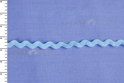 Тесьма плетеная "Вьюнчик"/голубой - купить в Арзамасе. Цена: 37.29 руб.