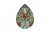 "Кабошоны" - заготовка для рукоделия акриловая фигурная 13 х 18мм - купить в Арзамасе. Цена: 7.32 руб.