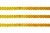 Пайетки "ОмТекс" на нитях, CREAM, 6 мм С / упак.73+/-1м, цв. 92 - золото - купить в Арзамасе. Цена: 484.77 руб.