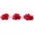 Тесьма плетеная "Рюш", упак. 9,14 м, цвет красный - купить в Арзамасе. Цена: 46.82 руб.