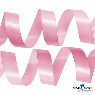 050-нежно-розовый Лента атласная упаковочная (В) 85+/-5гр/м2, шир.25 мм (1/2), 25+/-1 м - купить в Арзамасе. Цена: 53.96 руб.