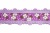 Тесьма декоративная 0385-6169, шир. 25 мм/уп. 22,8+/-1 м, цвет 01-фиолетовый - купить в Арзамасе. Цена: 391.39 руб.