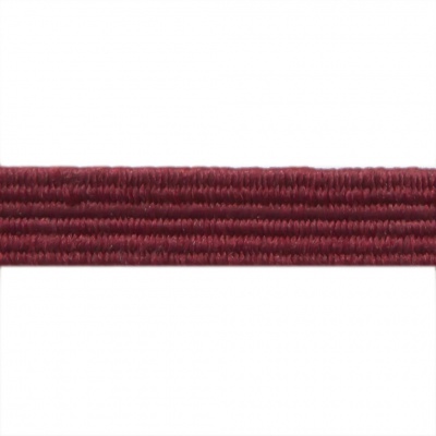 Резиновые нити с текстильным покрытием, шир. 6 мм ( упак.30 м/уп), цв.- 88-бордо - купить в Арзамасе. Цена: 155.22 руб.