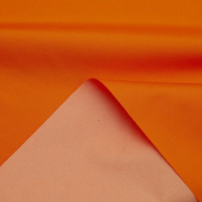 Поли понж (Дюспо) 17-1350, PU/WR, 65 гр/м2, шир.150см, цвет оранжевый - купить в Арзамасе. Цена 82.93 руб.