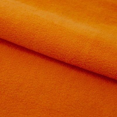Флис DTY 16-1358, 250 г/м2, шир. 150 см, цвет оранжевый - купить в Арзамасе. Цена 640.46 руб.