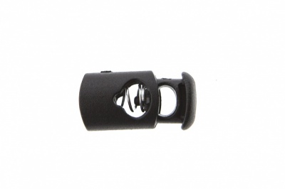 8021 Фиксатор пластиковый "Цилиндр", 20х10 мм, цвет чёрный - купить в Арзамасе. Цена: 1.29 руб.
