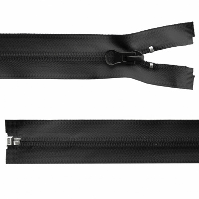 Молния водонепроницаемая PVC Т-7, 100 см, разъемная, цвет чёрный - купить в Арзамасе. Цена: 61.89 руб.