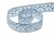 Тесьма кружевная 0621-1346А, шир. 13 мм/уп. 20+/-1 м, цвет 132-голубой - купить в Арзамасе. Цена: 569.26 руб.