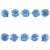 Тесьма плетеная "Рюш", упак. 9,14 м, цвет голубой - купить в Арзамасе. Цена: 45.87 руб.