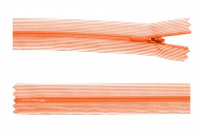 Молния потайная Т3 849, 50 см, капрон, цвет оранжевый - купить в Арзамасе. Цена: 8.87 руб.