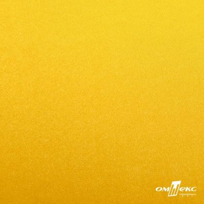 Поли креп-сатин 13-0859, 125 (+/-5) гр/м2, шир.150см, цвет жёлтый - купить в Арзамасе. Цена 155.57 руб.
