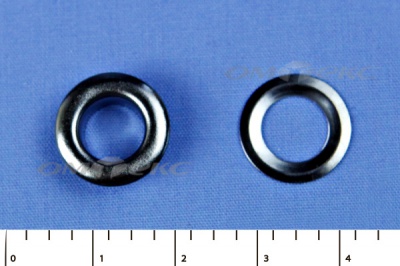 Люверсы металлические, блочка/кольцо, №5 (8 мм) упак.1000 шт- цв.никель - купить в Арзамасе. Цена: 392 руб.