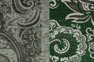 Ткань костюмная жаккард, 135 гр/м2, шир.150см, цвет зелёный№4 - купить в Арзамасе. Цена 441.94 руб.