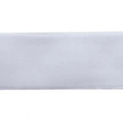 Лента бархатная нейлон, шир.25 мм, (упак. 45,7м), цв.01-белый - купить в Арзамасе. Цена: 981.09 руб.