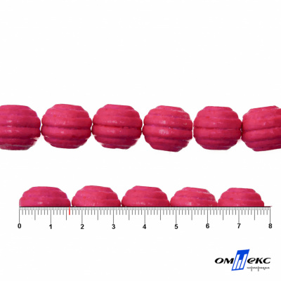 0309-Бусины деревянные "ОмТекс", 16 мм, упак.50+/-3шт, цв.023-розовый - купить в Арзамасе. Цена: 62.22 руб.