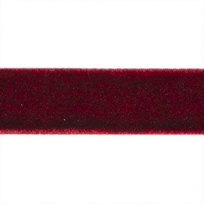 Лента бархатная нейлон, шир.12 мм, (упак. 45,7м), цв.240-бордо - купить в Арзамасе. Цена: 396 руб.