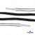 Шнурки #4-27, круглые 130 см, двухцветные (черно/белый) - купить в Арзамасе. Цена: 47.04 руб.