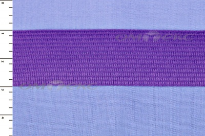 Окантовочная тесьма №0225, шир. 22 мм (в упак. 100 м), цвет фиолет - купить в Арзамасе. Цена: 271.60 руб.