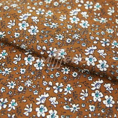 Плательная ткань "Фламенко" 11.1, 80 гр/м2, шир.150 см, принт растительный - купить в Арзамасе. Цена 239.03 руб.