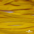 Шнур плетеный (плоский) d-12 мм, (уп.90+/-1м), 100% полиэстер, цв.269 - жёлтый - купить в Арзамасе. Цена: 8.62 руб.