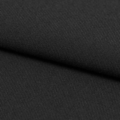 Костюмная ткань с вискозой "Рошель", 250 гр/м2, шир.150см, цвет чёрный - купить в Арзамасе. Цена 442.59 руб.