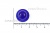 Пуговица поварская "Пукля", 10 мм, цвет синий - купить в Арзамасе. Цена: 5.66 руб.