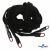 Шнурки #106-01, плоские 130 см, декор.наконечник, цв.чёрный - купить в Арзамасе. Цена: 43.98 руб.