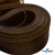 Регилиновая лента, шир.65мм, (уп.25 ярд), цв.- коричневый - купить в Арзамасе. Цена: 499.43 руб.