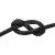 Шнур вощеный 1мм (упак.50 +/-1 ярд) цв.-черный - купить в Арзамасе. Цена: 175.11 руб.