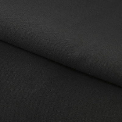Костюмная ткань "Элис", 200 гр/м2, шир.150см, цвет чёрный - купить в Арзамасе. Цена 306.20 руб.