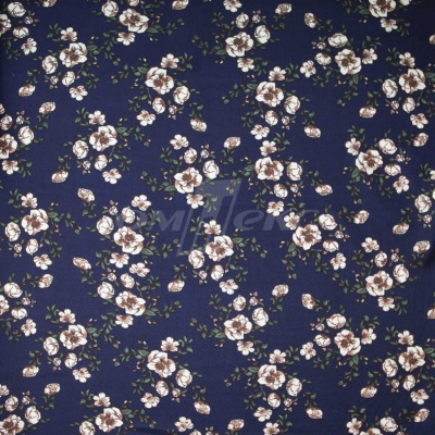 Плательная ткань "Фламенко" 3.2, 80 гр/м2, шир.150 см, принт растительный - купить в Арзамасе. Цена 239.03 руб.