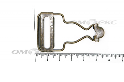 Застежки для комбинезонов металлическая 32 мм Никель (20ШТ)  - купить в Арзамасе. Цена: 3.18 руб.