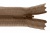 Молния потайная Т3 294, 50 см, капрон, цвет коричневый - купить в Арзамасе. Цена: 6.90 руб.