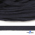 Шнур плетеный d-8 мм плоский, 70% хлопок 30% полиэстер, уп.85+/-1 м, цв.1010-т.синий - купить в Арзамасе. Цена: 735 руб.