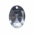 Стразы пришивные акриловые арт.#39/10 - "Кристал", 10х14 мм - купить в Арзамасе. Цена: 0.69 руб.