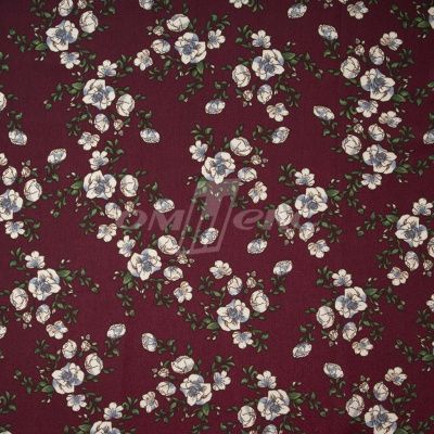 Плательная ткань "Фламенко" 3.3, 80 гр/м2, шир.150 см, принт растительный - купить в Арзамасе. Цена 317.46 руб.