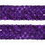 Тесьма с пайетками 12, шир. 35 мм/уп. 25+/-1 м, цвет фиолет - купить в Арзамасе. Цена: 1 308.30 руб.