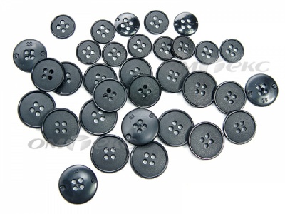 51926/15 мм (4 пр) черные пуговицы (брючные) - купить в Арзамасе. Цена: 1.50 руб.