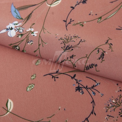 Плательная ткань "Фламенко" 2.1, 80 гр/м2, шир.150 см, принт растительный - купить в Арзамасе. Цена 311.05 руб.