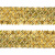 Тесьма с пайетками D16, шир. 35 мм/уп. 25+/-1 м, цвет золото - купить в Арзамасе. Цена: 1 281.60 руб.