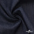 Ткань костюмная "Джинс" с начесом, 320 г/м2, 80% хлопок 20%полиэстер, шир. 160 см, т.синий - купить в Арзамасе. Цена 492.24 руб.